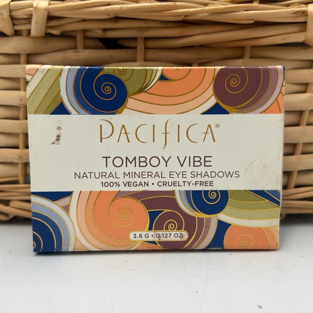 PACIFICA BEAUTY Natural Mineral 5 Eyeshadow Palette Tomboy Vibe Vegan‎ NEW